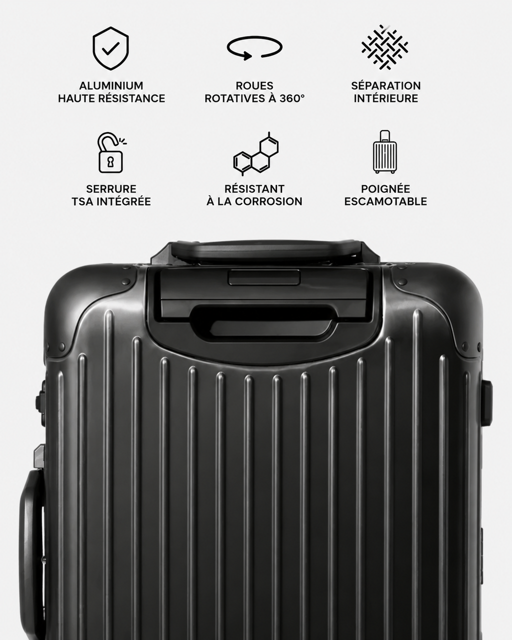 MATCHIGO - VALISE EN ALUMINIUM