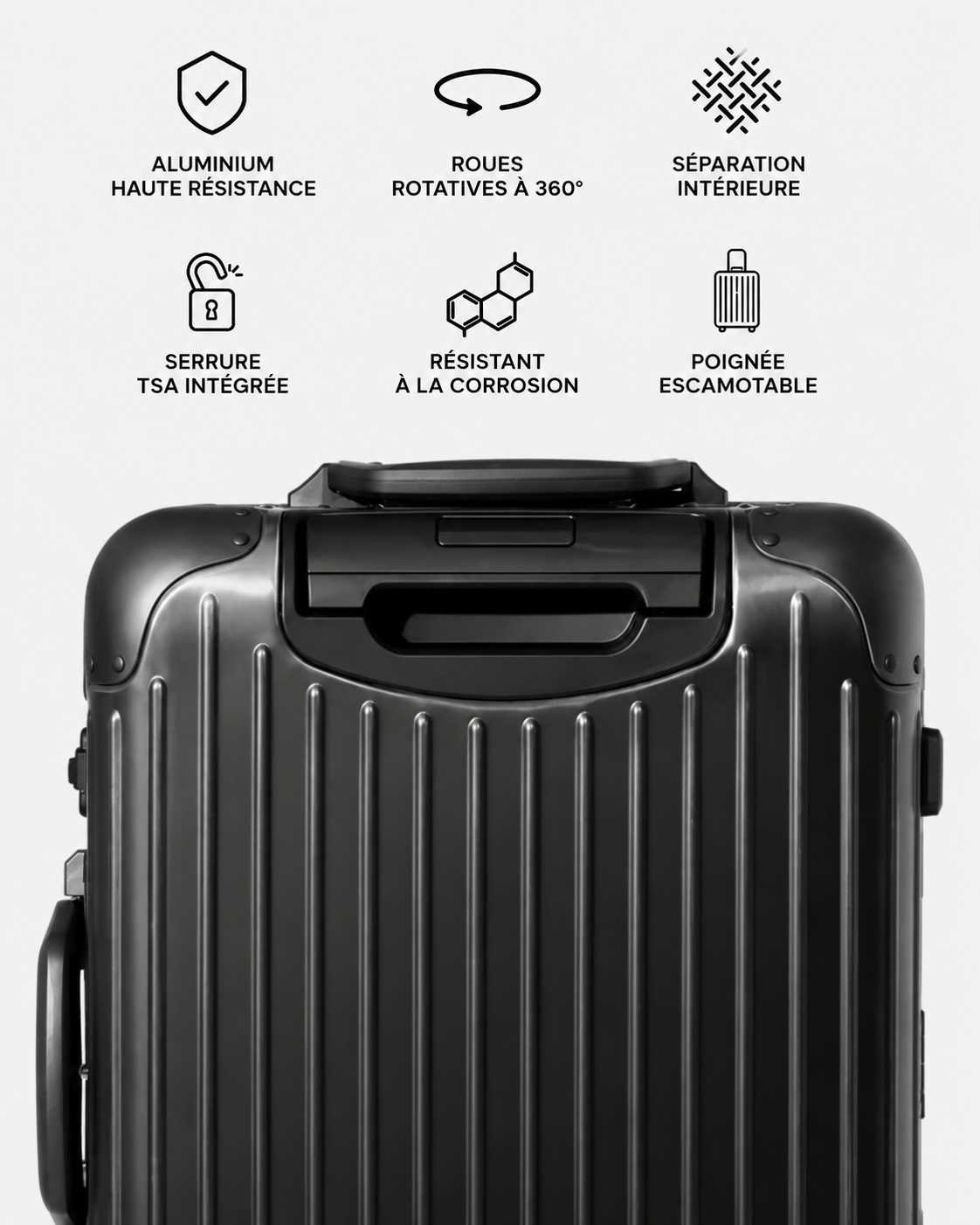 MATCHIGO - VALISE EN ALUMINIUM