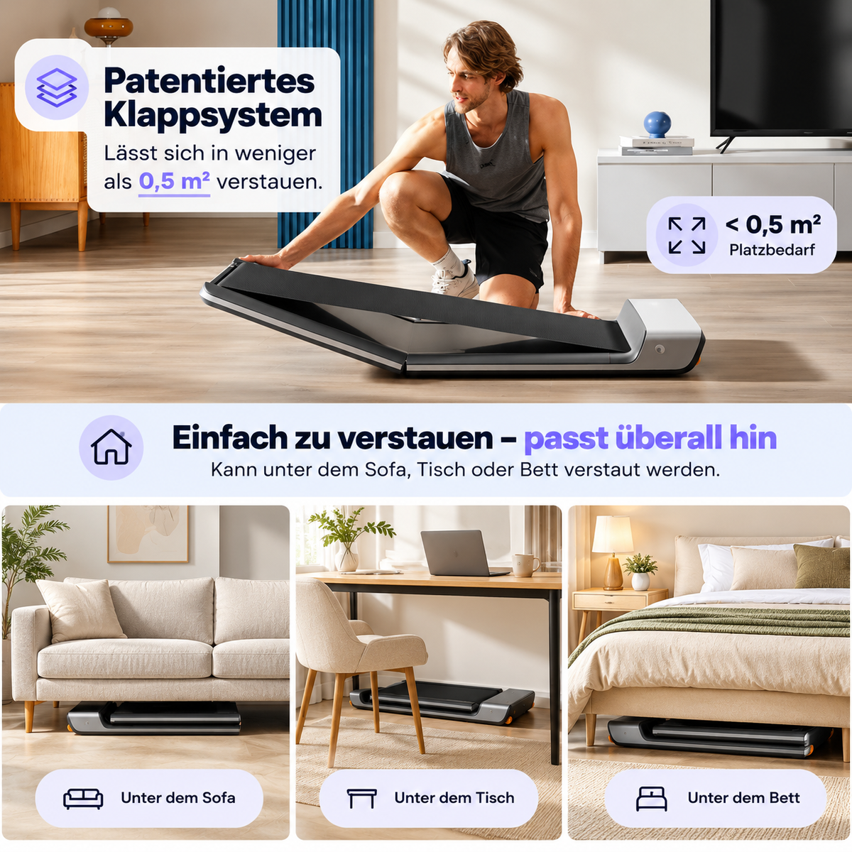 Serenelle - Klappbares Laufband