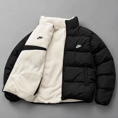 Nike Waxi - Wendbare Sherpa-Pufferjacke
