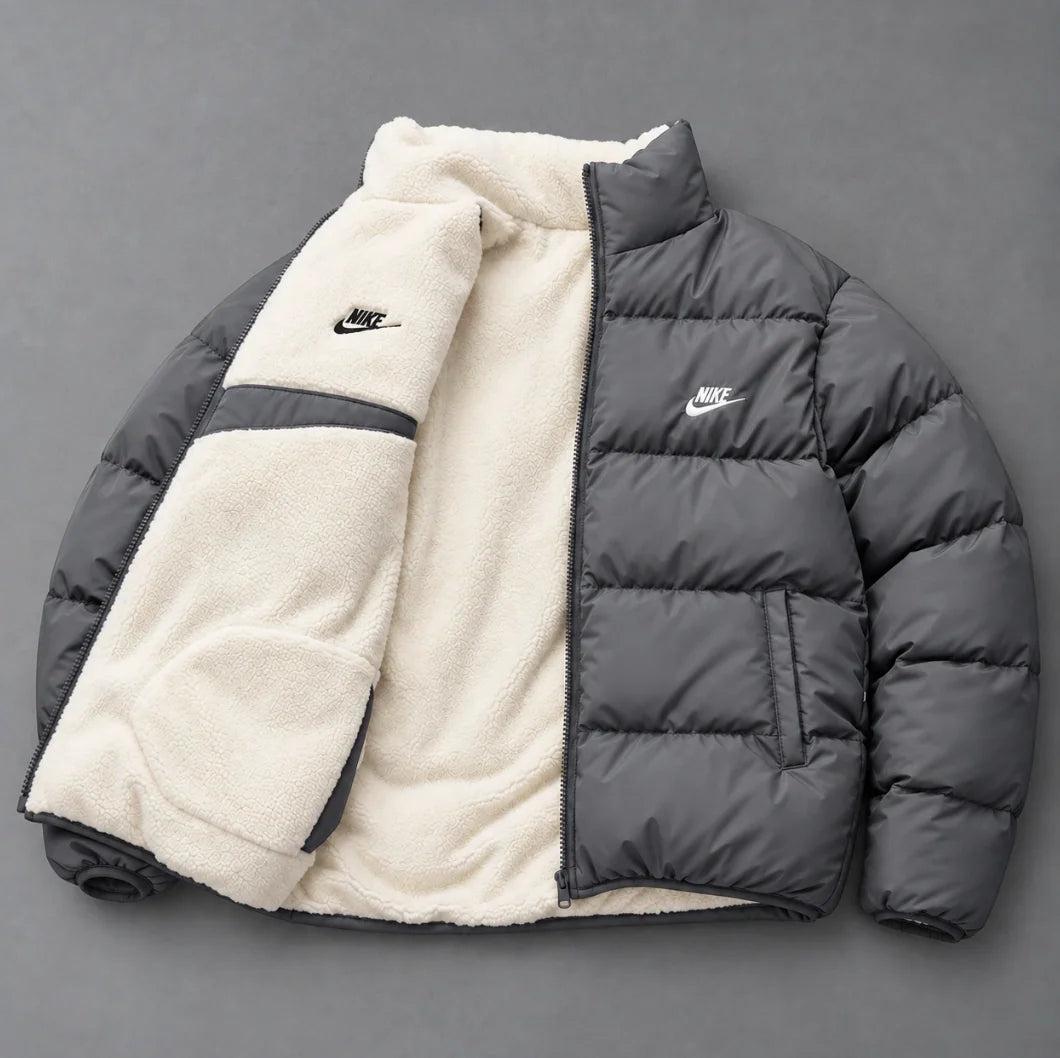 Nike Waxi - Wendbare Sherpa-Pufferjacke
