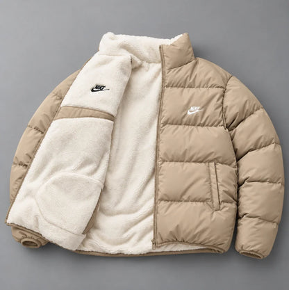 Nike Waxi - Wendbare Sherpa-Pufferjacke