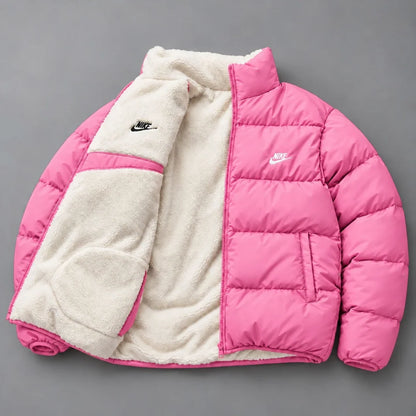 Nike Waxi - Wendbare Sherpa-Pufferjacke