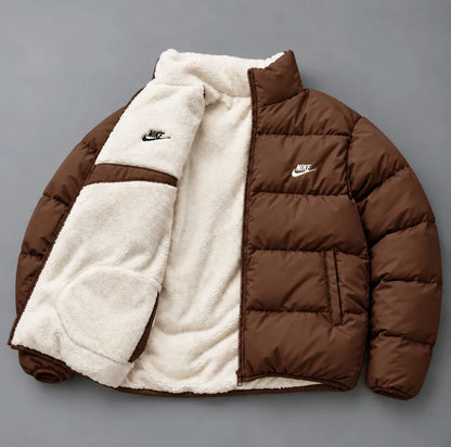 Nike Waxi - Wendbare Sherpa-Pufferjacke