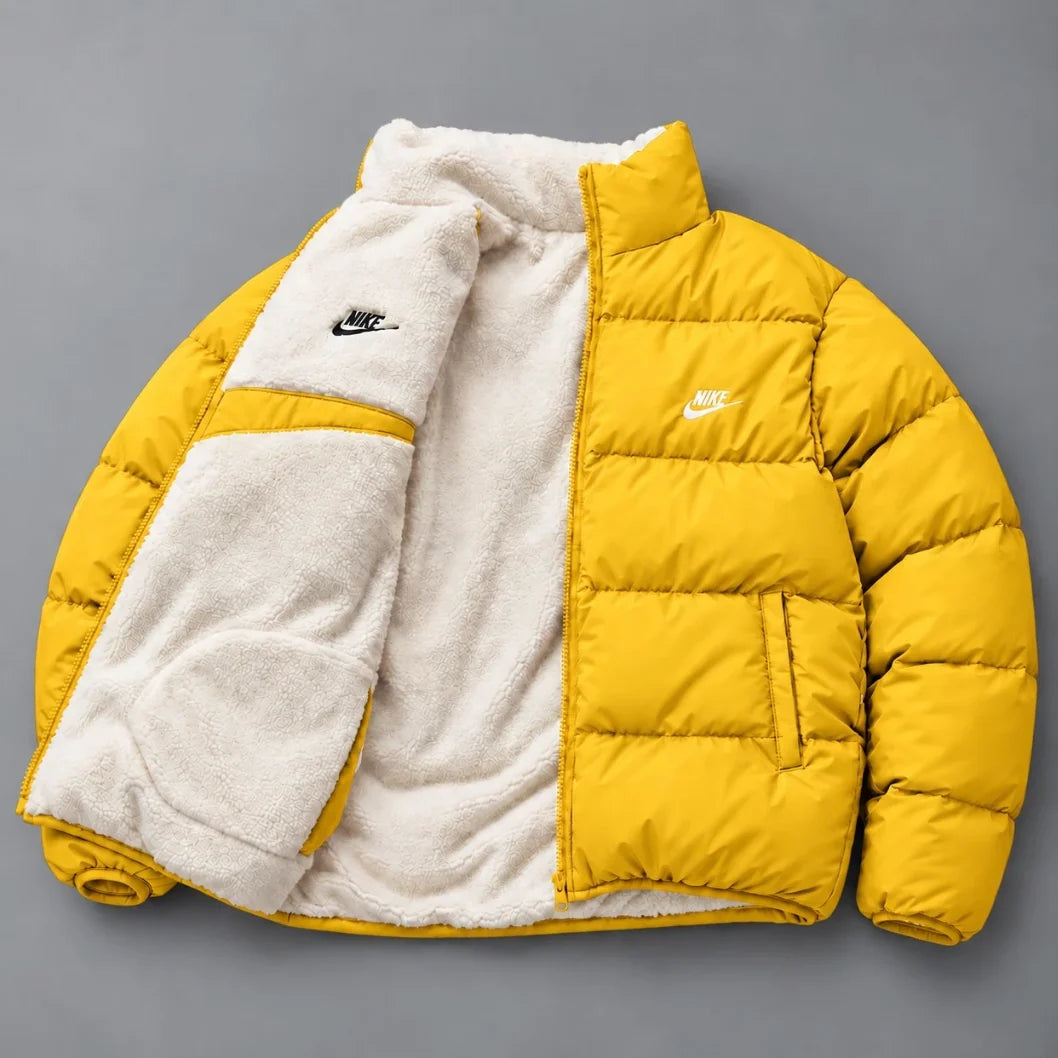 Nike Waxi - Wendbare Sherpa-Pufferjacke